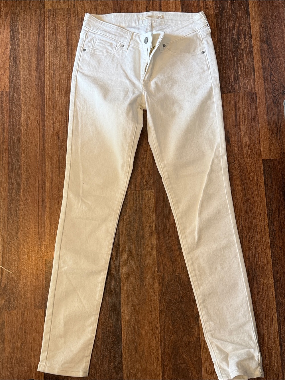 Levi's Women's White Skinny Jeans